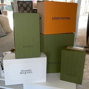Decorate your closet Designer Gucci Lv Louis Vuitton Alexander McQueen Bundle